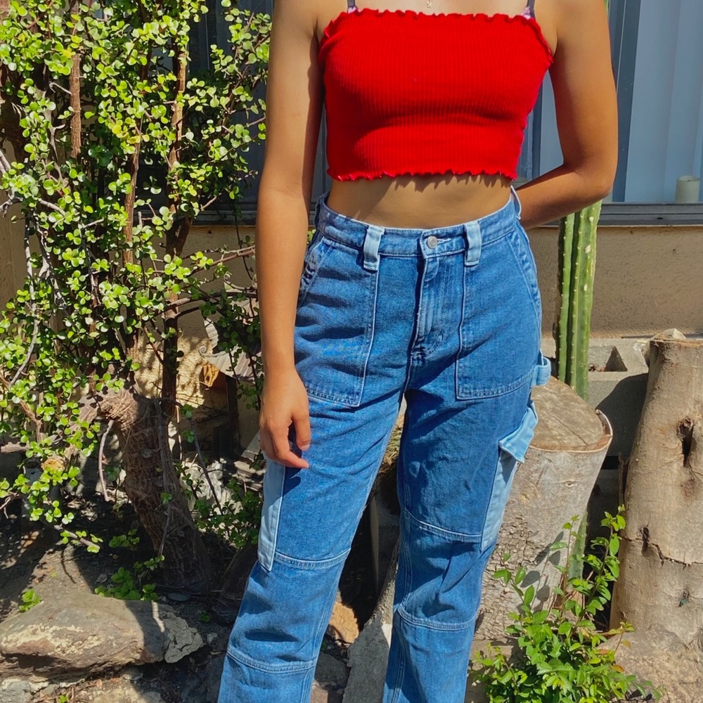 Red & Yellow Tube Top